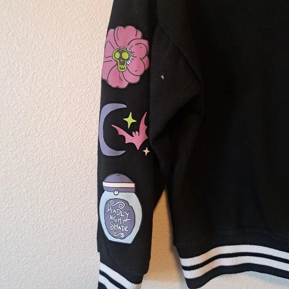 Disney Nightmare Before Christmas Sally Apothecary Bomber Jacket Kids Medium 8